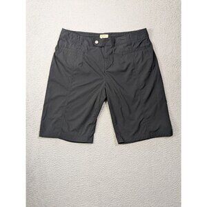 Royal Robbins Shorts Womens 16 Discovery Bermuda Hiking Outdoor Stretch Black